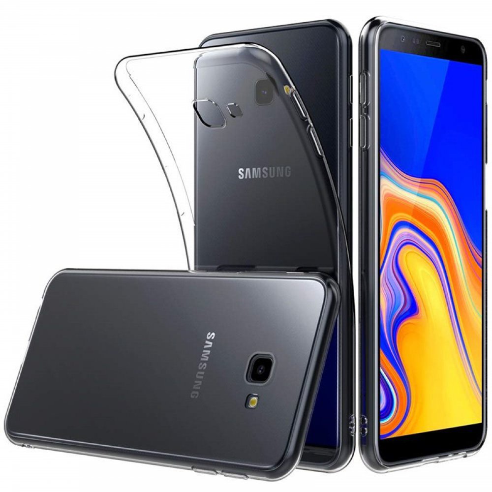  Samsung Galaxy J4 Plus Kılıf Lüx Şeffaf Silikon