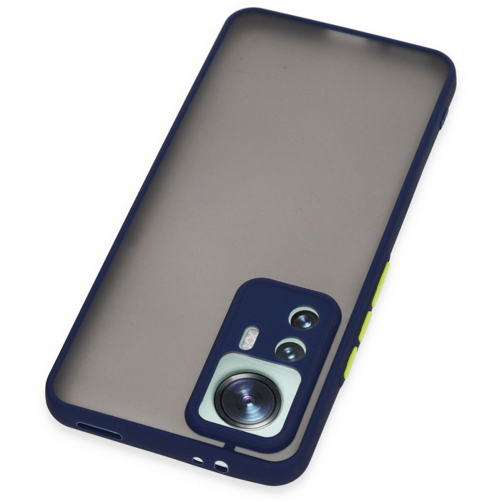 Xiaomi Mi 12T Kılıf Montreal Silikon Kapak - Lacivert  Xiaomi Mi 12T Kılıf Montreal Silikon Kapak - Lacivert