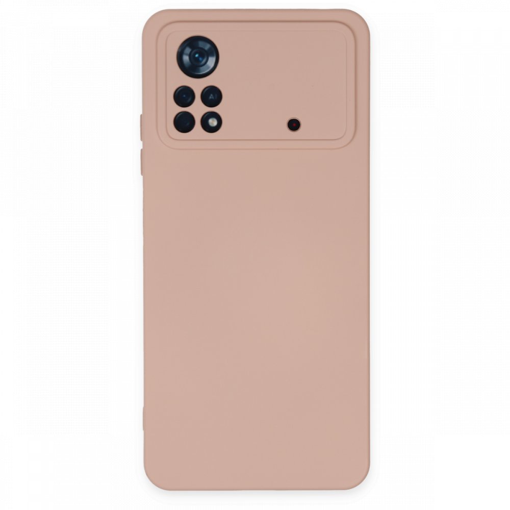  Xiaomi Poco X4 Pro 5G Kılıf Nano içi Kadife Silikon - Pudra