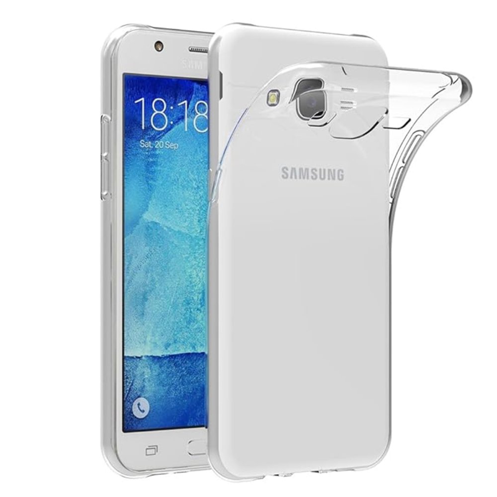  Samsung Galaxy J7 Kılıf Lüx Şeffaf Silikon