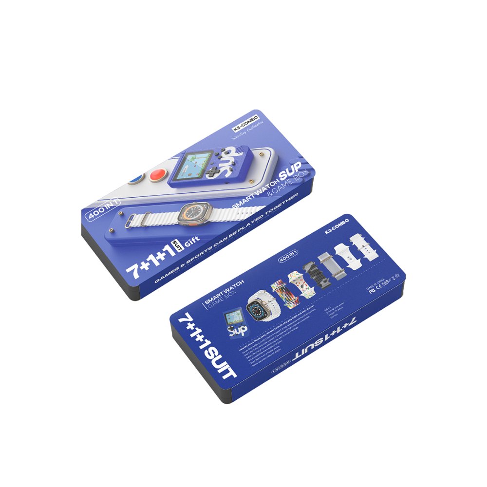 Karler Bass K3 Kombo 7 Adet Kordon ve Ekstra Atari Hediyeli Konuşma Özellikli Akıllı Saat - Mavi Karler Bass K3 Kombo 7 Adet Kordon ve Ekstra Atari Hediyeli Konuşma Özellikli Akıllı Saat - Mavi