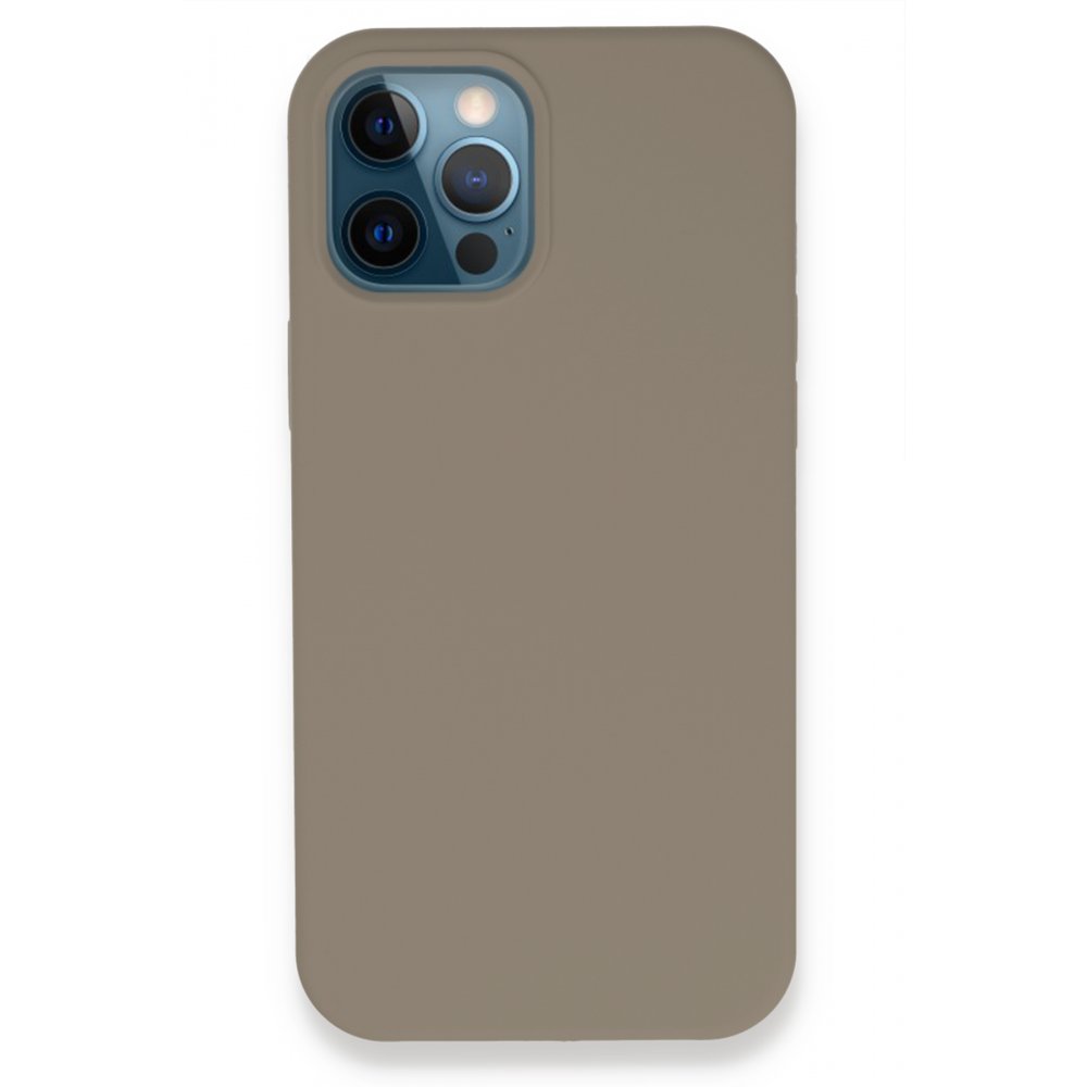  iPhone 12 Pro Kılıf Lansman Legant Silikon - Bej