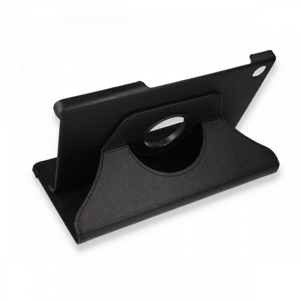  Lenovo M10 HD X306F Kılıf 360 Tablet Deri Kılıf - Siyah