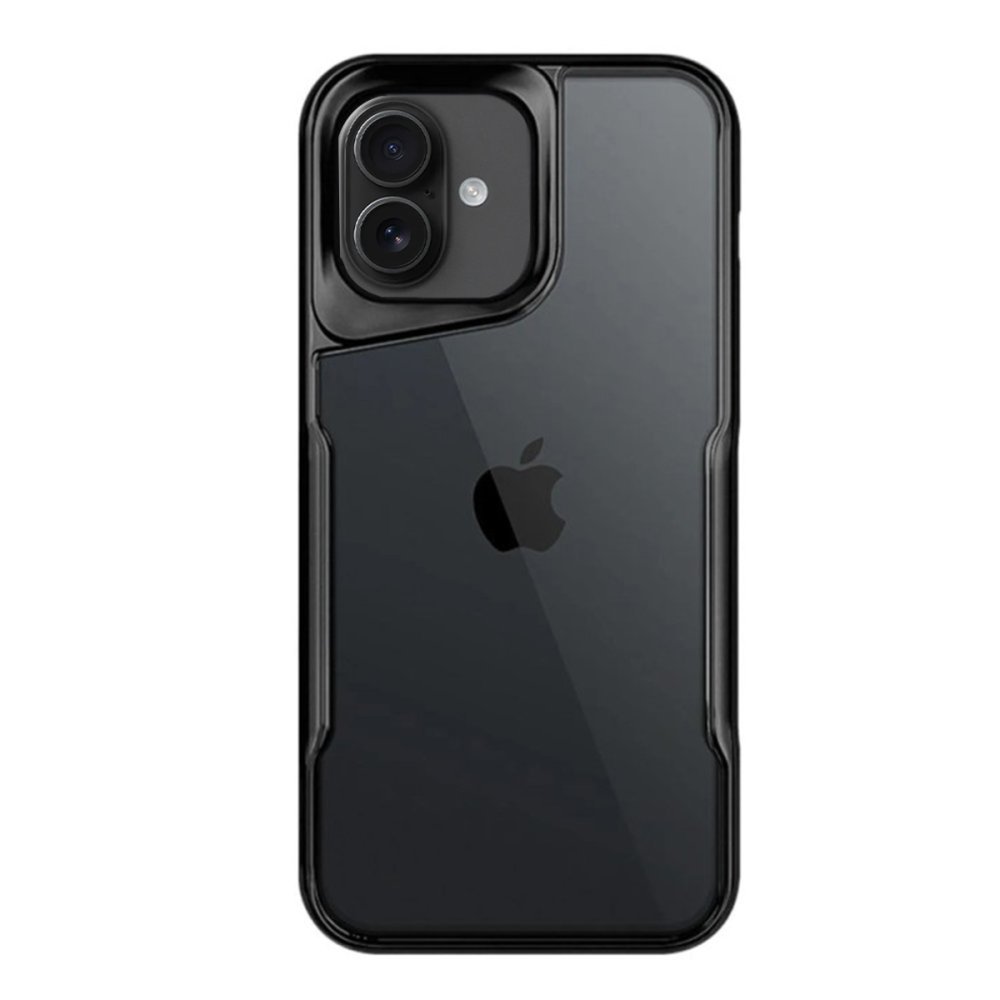  iPhone 16 Plus Kılıf Boyi Silikon Kapak - Siyah