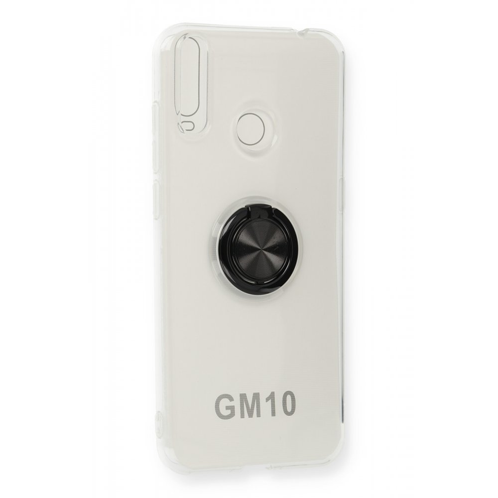  General Mobile GM 10 Kılıf Gros Yüzüklü Silikon - Siyah