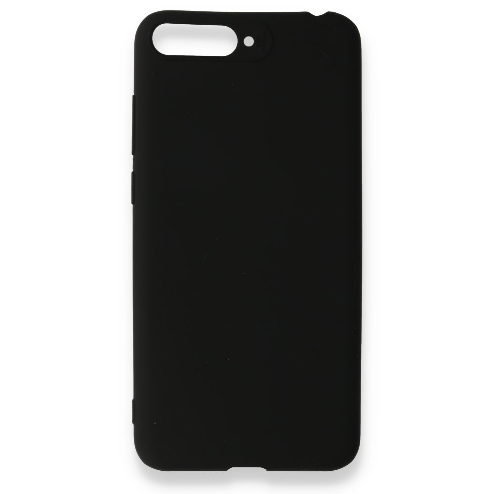 Huawei Honor 7A Kılıf First Silikon - Siyah  Huawei Honor 7A Kılıf First Silikon - Siyah