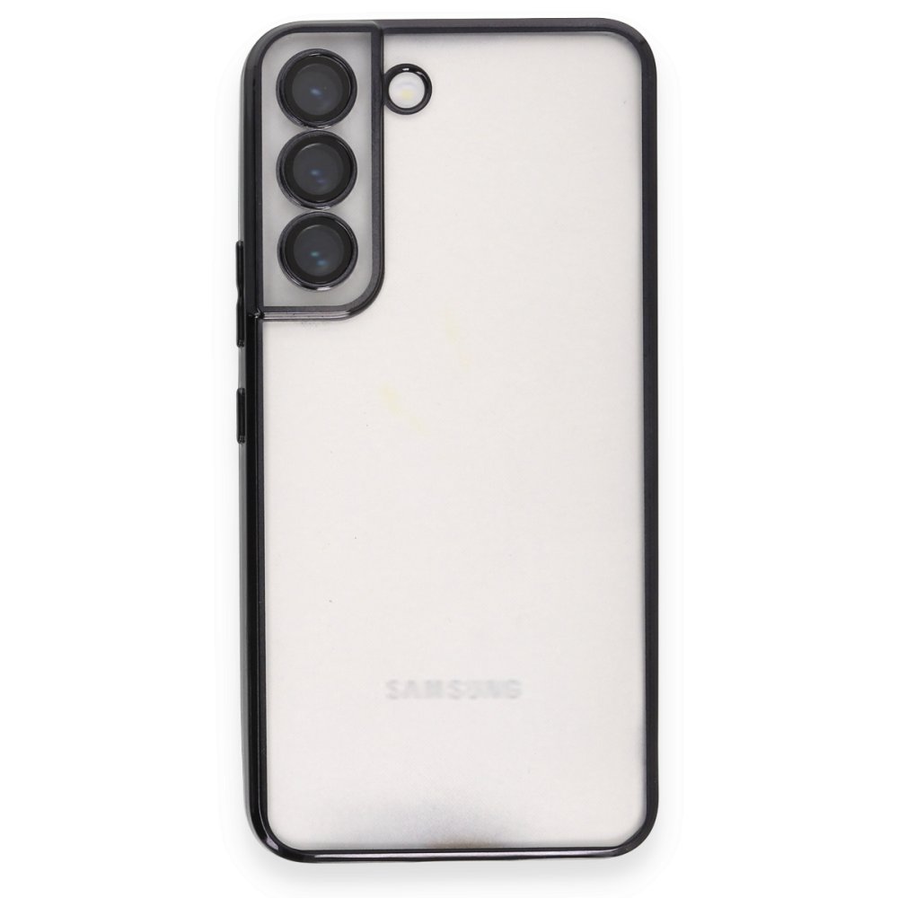  Samsung Galaxy S22 Kılıf Razer Lensli Silikon - Siyah