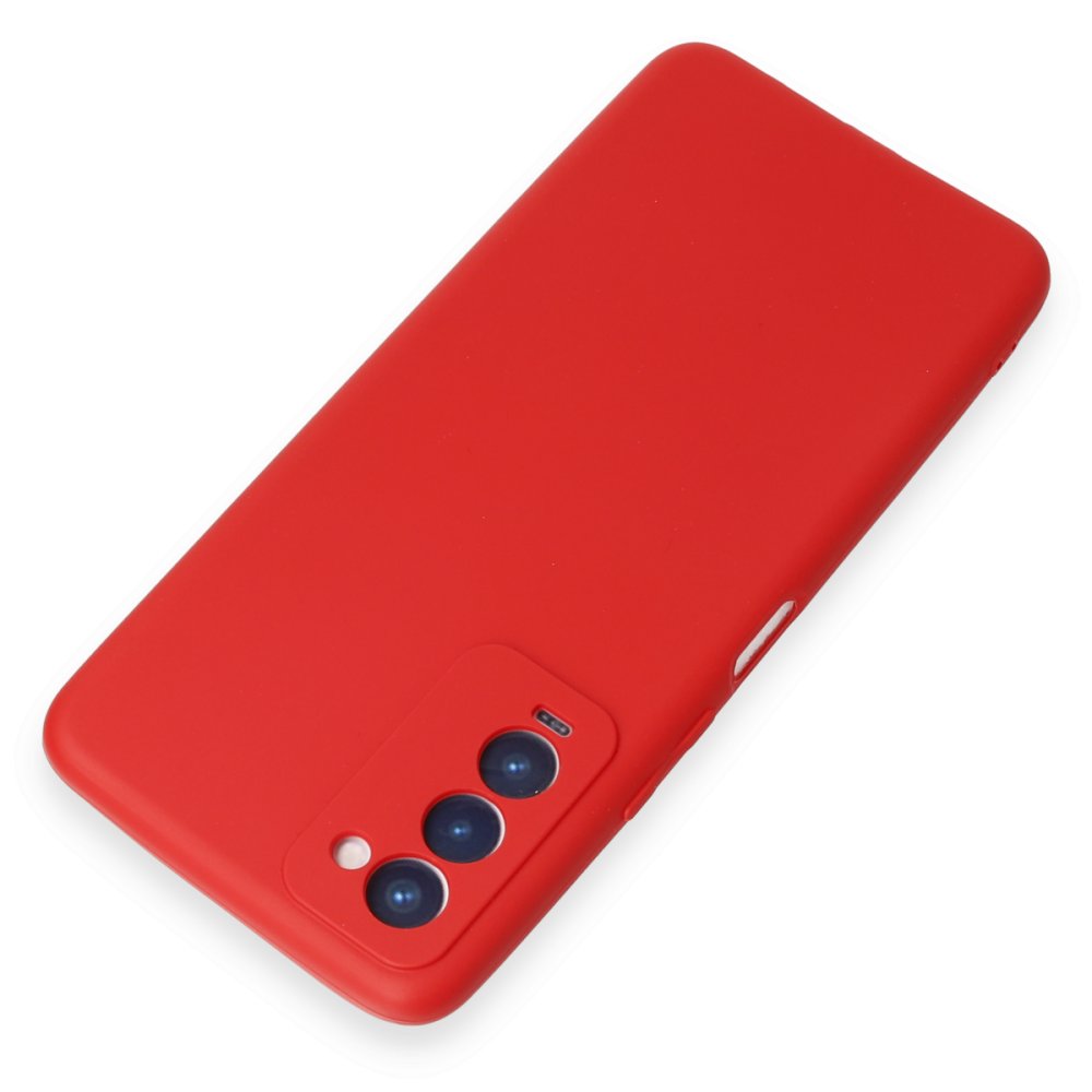 Tecno Camon 18T Kılıf First Silikon - Kırmızı Tecno Camon 18T Kılıf First Silikon - Kırmızı