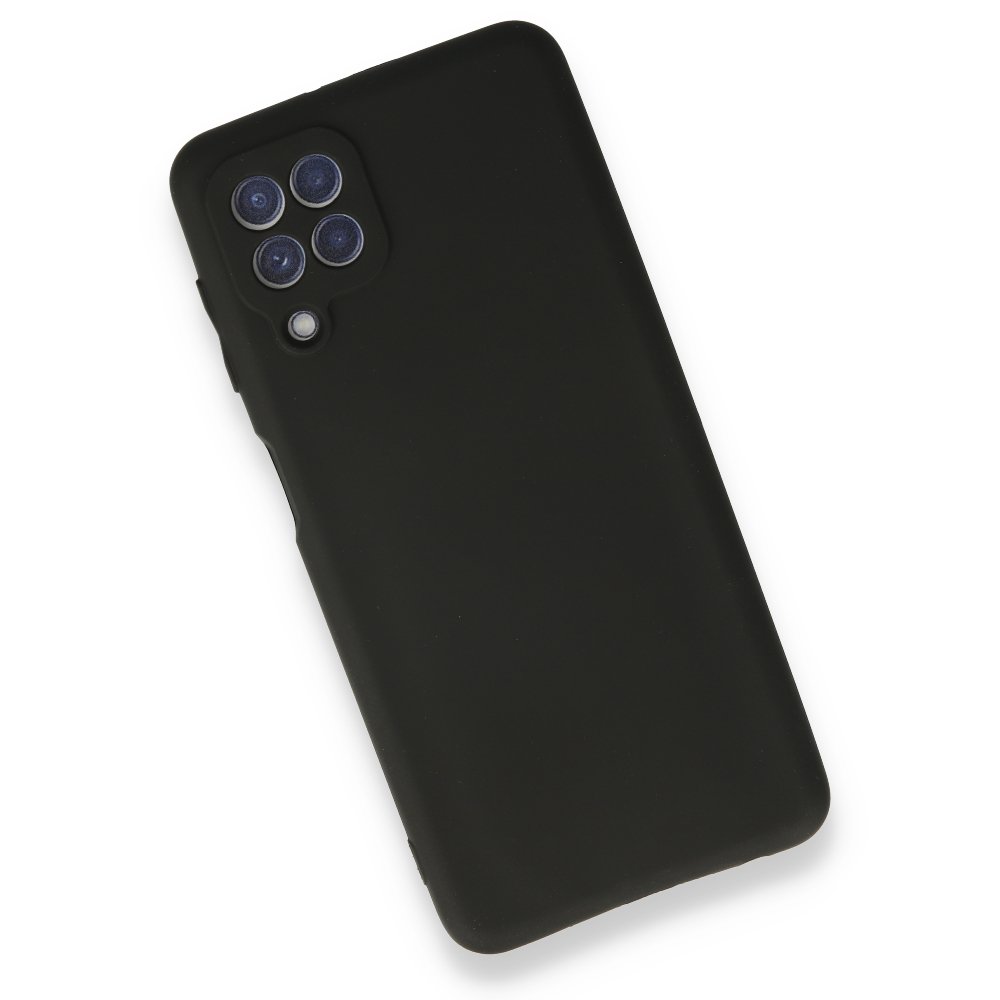  Samsung Galaxy A22 Kılıf First Silikon - Siyah
