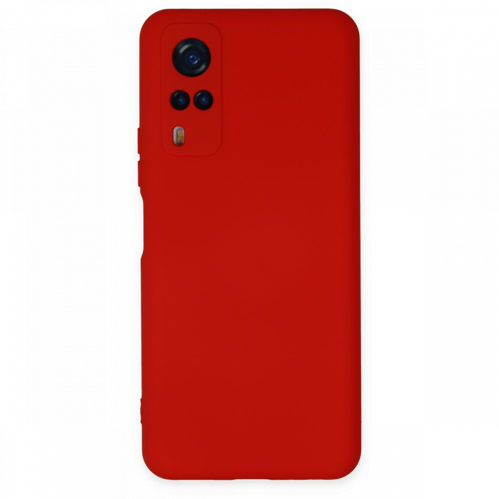  Vivo Y51 Kılıf Nano içi Kadife Silikon - Kırmızı