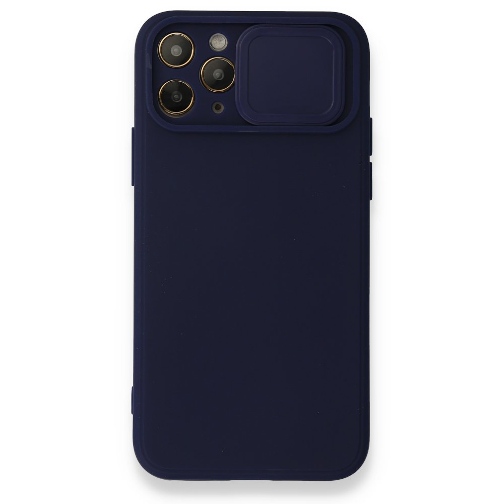 iPhone 11 Pro Max Kılıf Color Lens Silikon - Lacivert iPhone 11 Pro Max Kılıf Color Lens Silikon - Lacivert