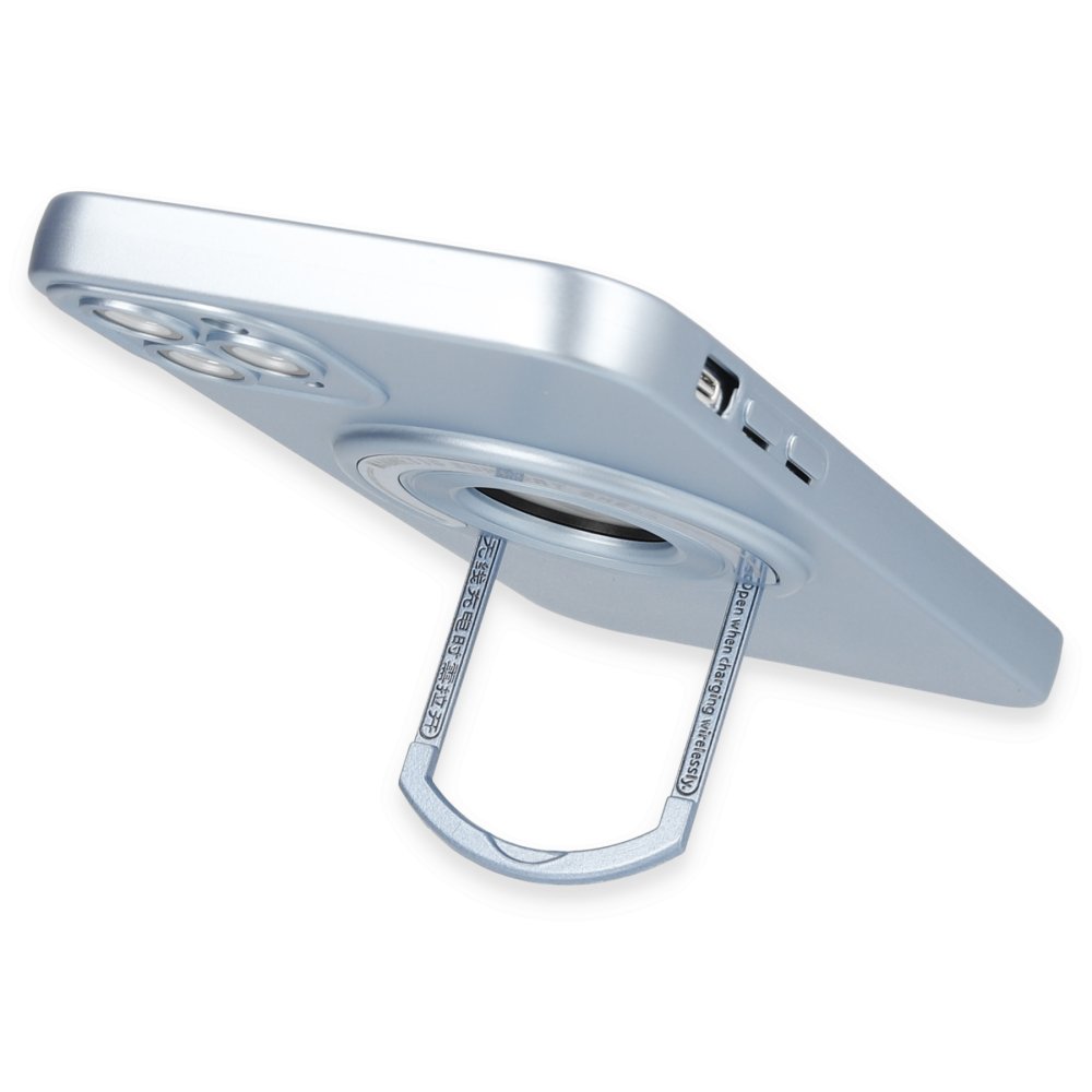  iPhone 12 Pro Max Kılıf Lukka Magneticsafe Kapak - Sierra Blue