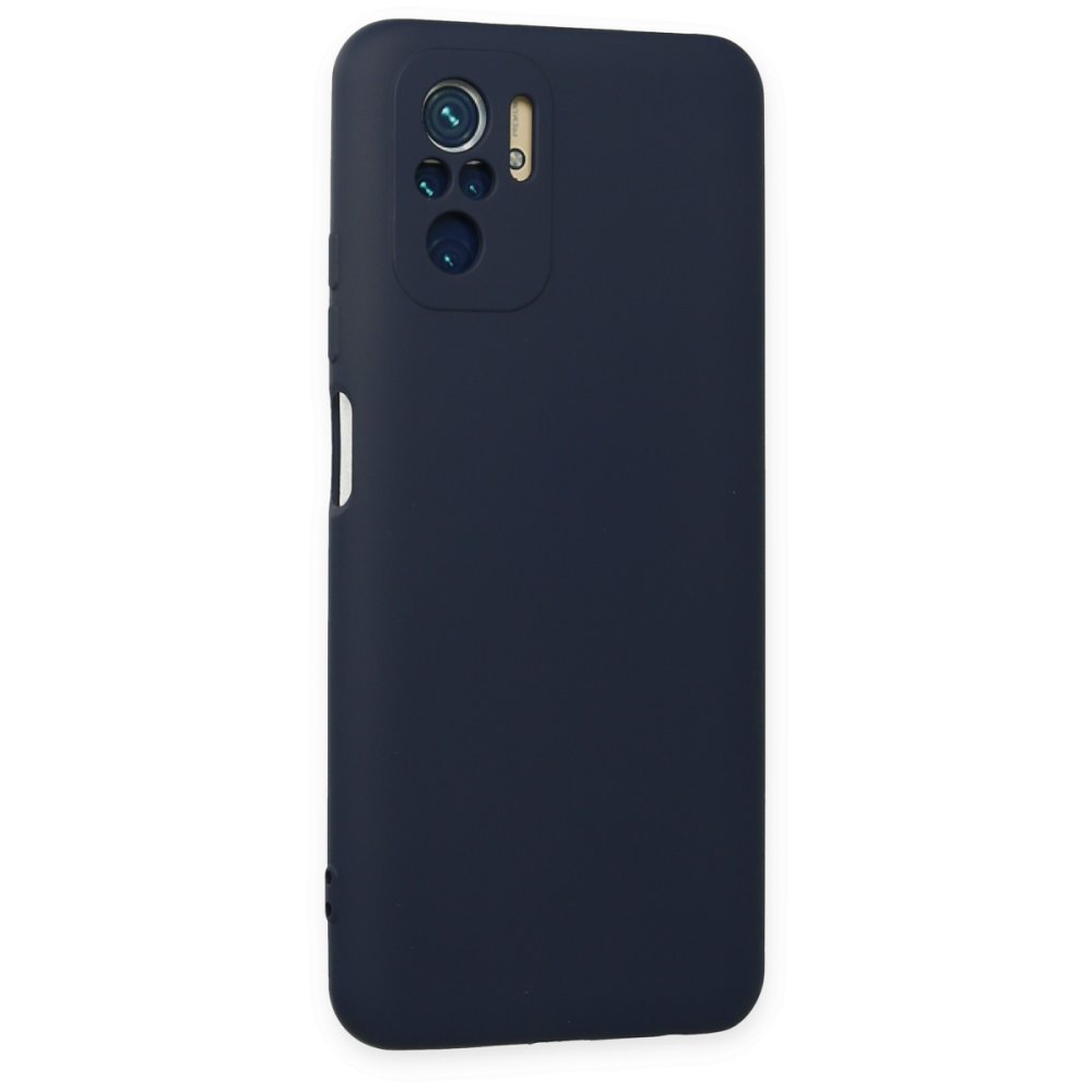 Xiaomi Poco M5s Kılıf Nano içi Kadife Silikon - Lacivert  Xiaomi Poco M5s Kılıf Nano içi Kadife Silikon - Lacivert