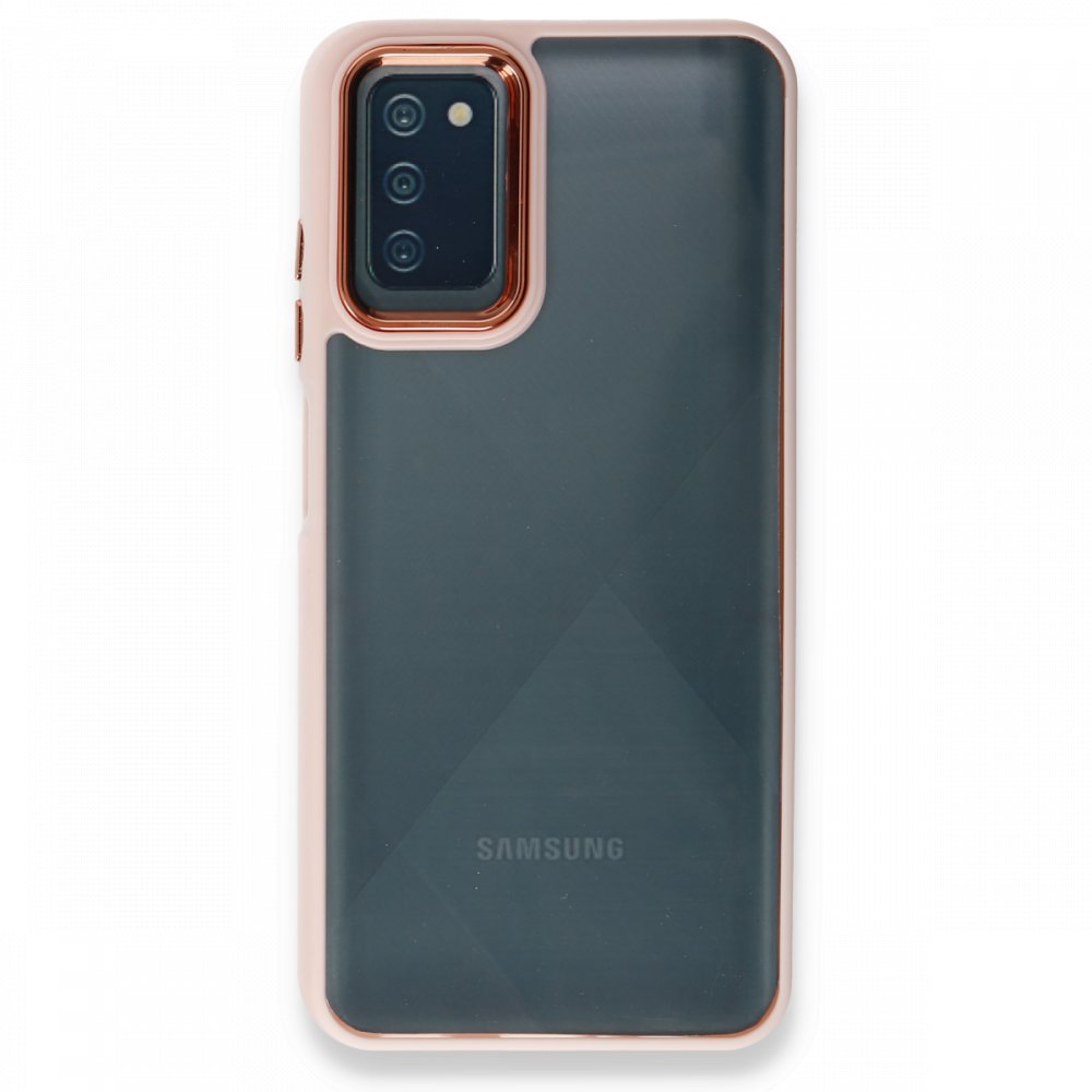  Samsung Galaxy A03S Kılıf Dora Kapak - Pudra