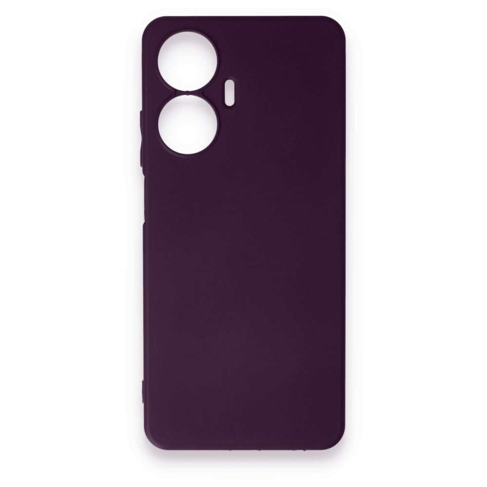 Realme C55 Kılıf First Silikon - Mor Realme C55 Kılıf First Silikon - Mor