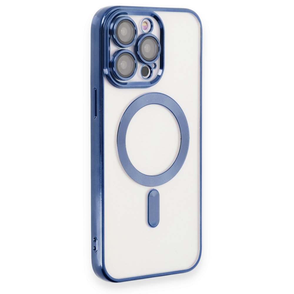  iPhone 15 Pro Kılıf Kross Magneticsafe Kapak - Lacivert