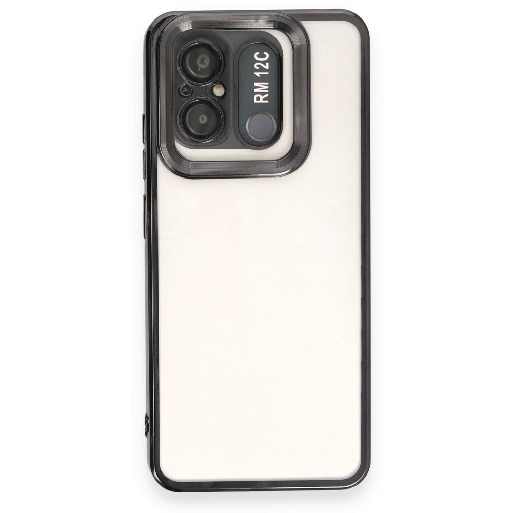 Redmi 12C Kılıf Slot Silikon - Siyah