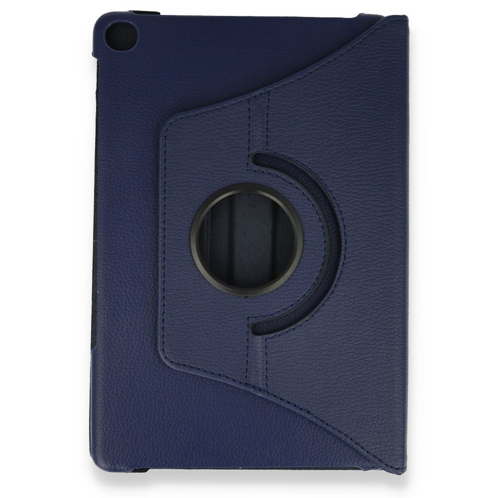  Lenovo Tab M10 TB328FU Kılıf 360 Tablet Deri Kılıf - Lacivert