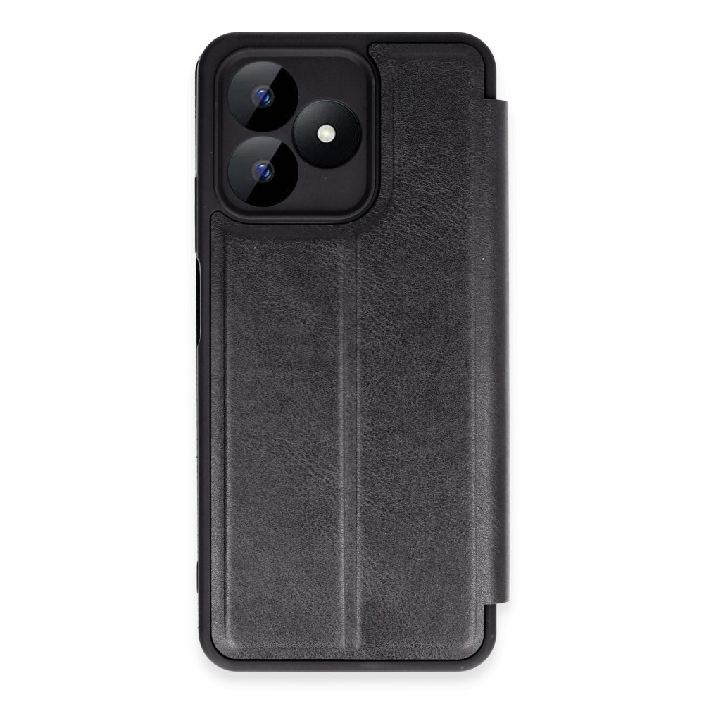  Realme Note 50 4G Kılıf Flip Cover - Siyah