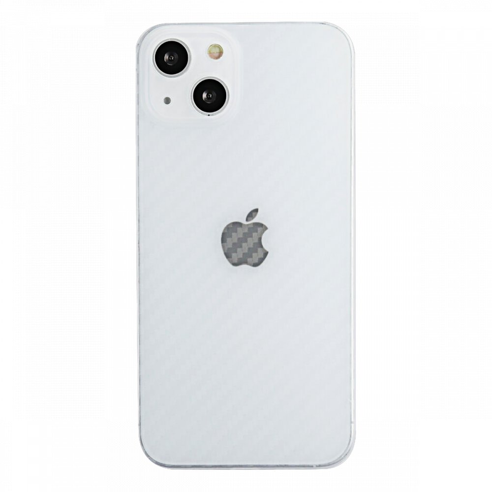  iPhone 13 Kılıf Karbon PP Silikon - Şeffaf