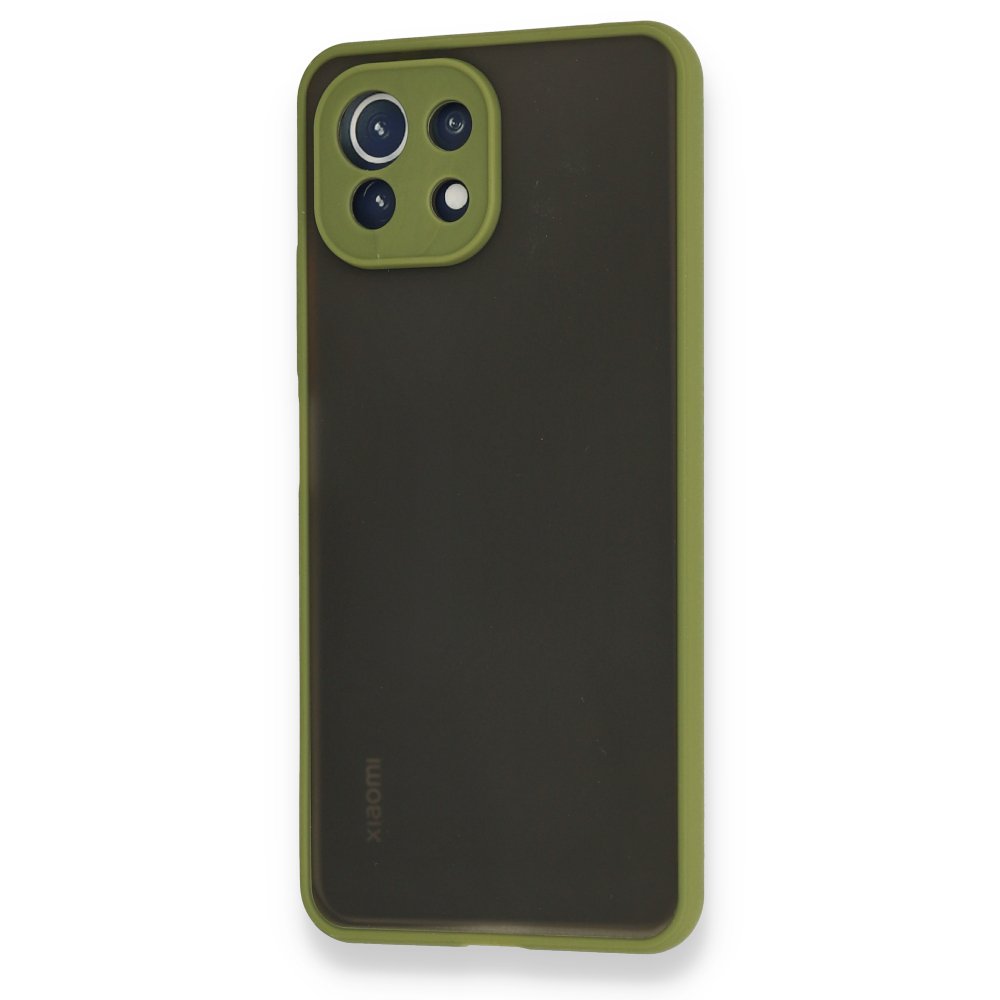 Xiaomi Mİ 11 Lite Kılıf Montreal Silikon Kapak - Açık Yeşil  Xiaomi Mİ 11 Lite Kılıf Montreal Silikon Kapak - Açık Yeşil