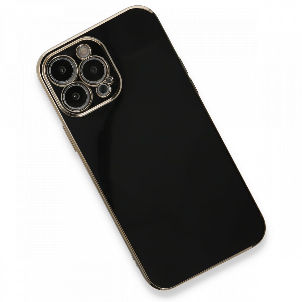  iPhone 13 Pro Kılıf Volet Silikon - Siyah