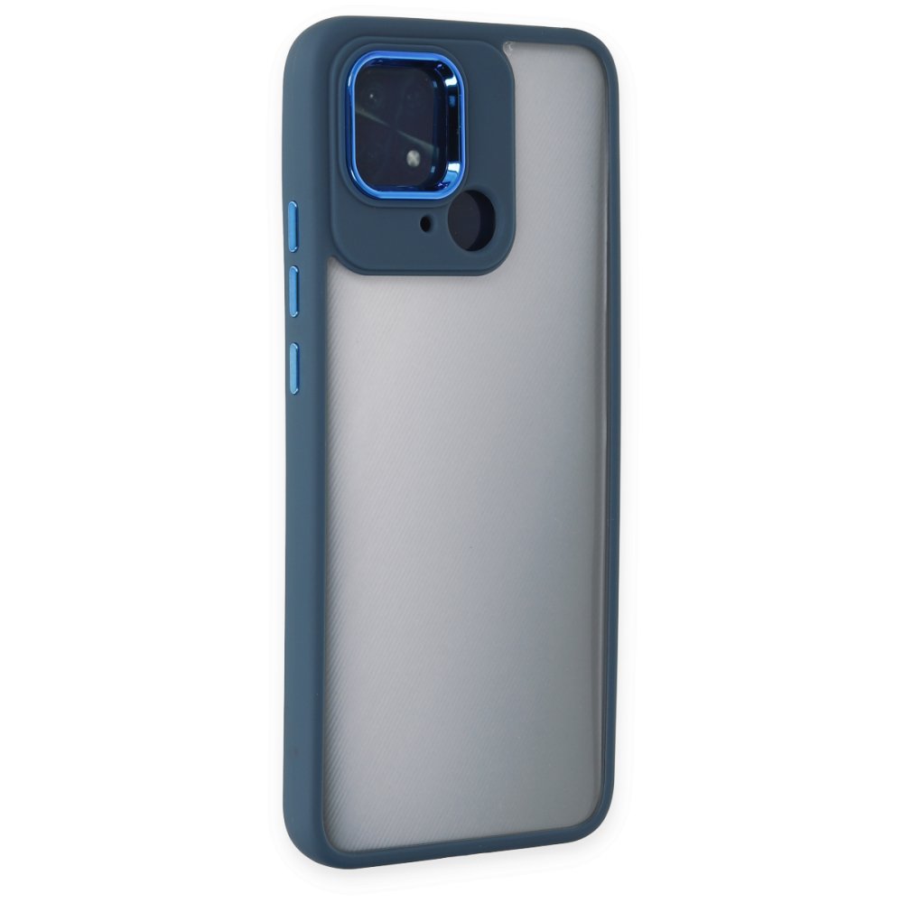  Xiaomi Poco C40 Kılıf Dora Kapak - Mavi