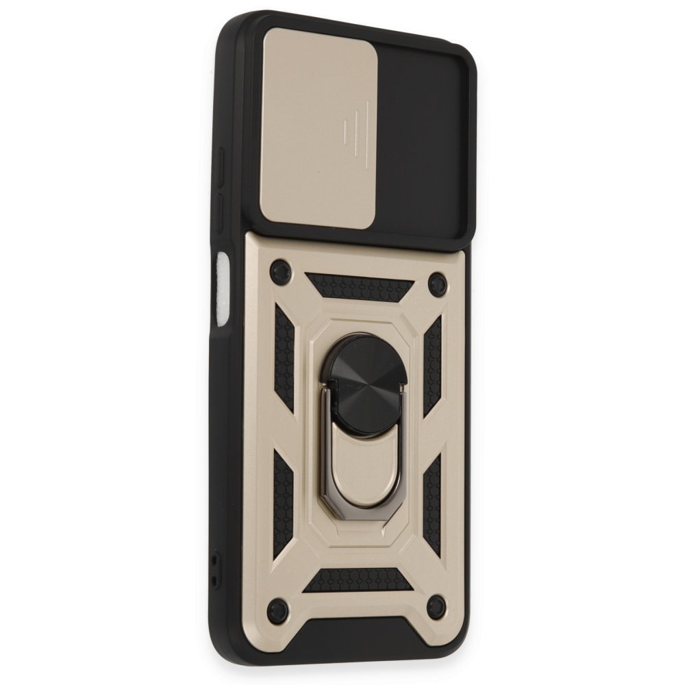 Redmi Note 12S Kılıf Pars Lens Yüzüklü Silikon - Gold Redmi Note 12S Kılıf Pars Lens Yüzüklü Silikon - Gold