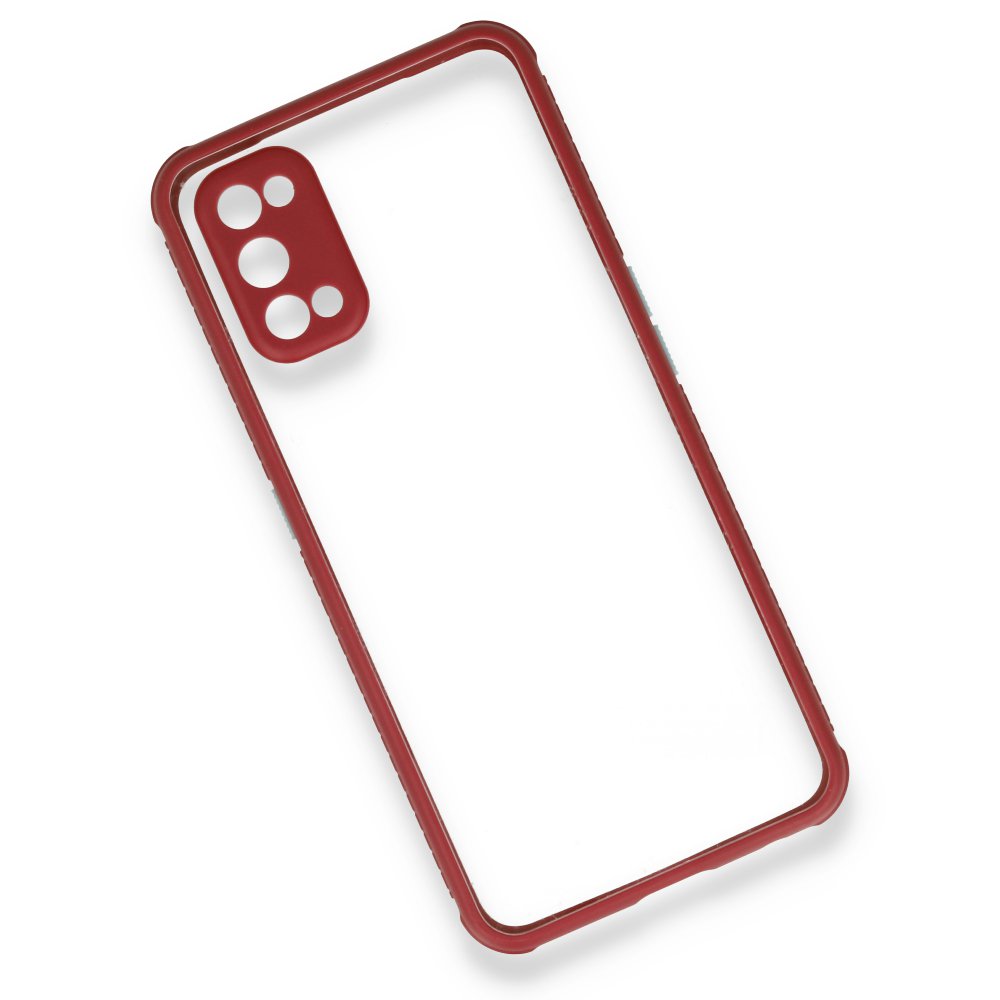 Realme 7 Pro Kılıf Miami Şeffaf Silikon - Fuşya  Realme 7 Pro Kılıf Miami Şeffaf Silikon - Fuşya