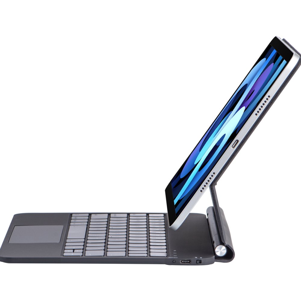  iPad Pro 12.9 (2020) Kılıf X9 Magic Manyetik Klavyeli Tablet Kılıfı - Siyah