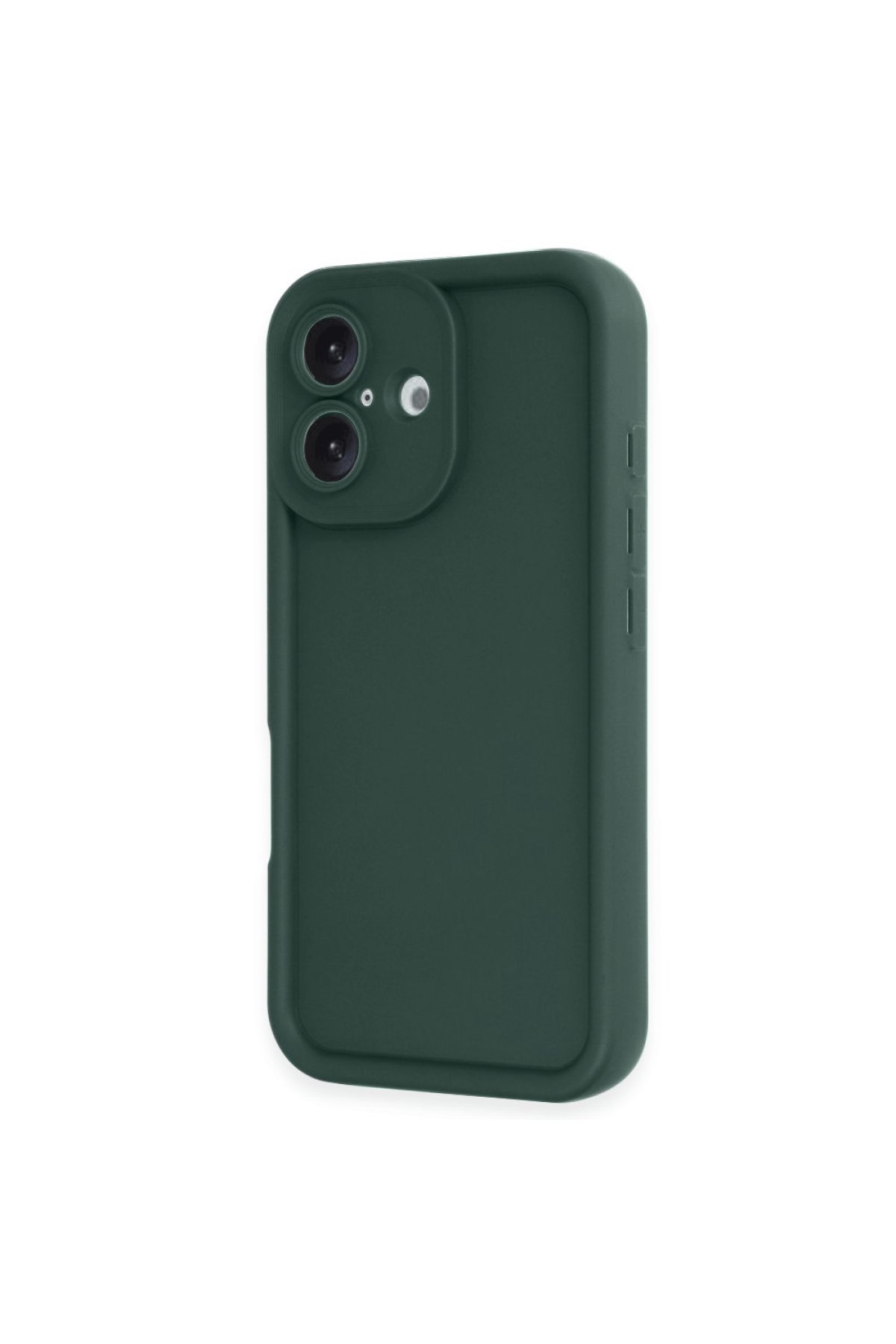 iPhone 16 Kılıf Viera Silikon - Koyu Yeşil  iPhone 16 Kılıf Viera Silikon - Koyu Yeşil
