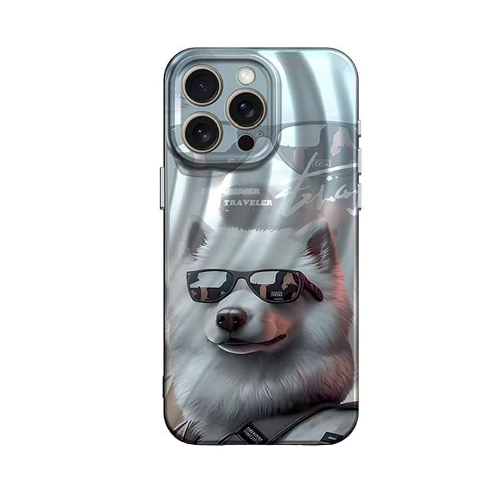  iPhone 15 Pro Max Kılıf Crew Desenli Kapak - Köpek