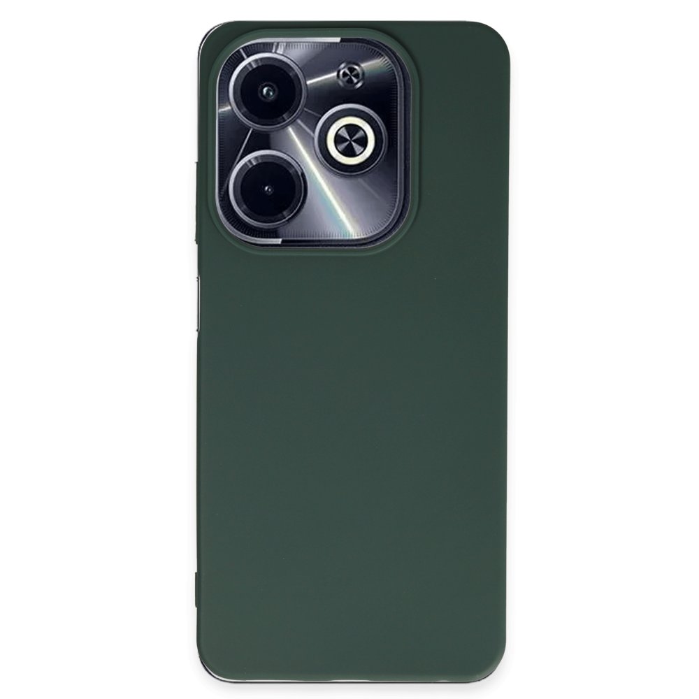 İnfinix Hot 40i Kılıf First Silikon - Koyu Yeşil İnfinix Hot 40i Kılıf First Silikon - Koyu Yeşil