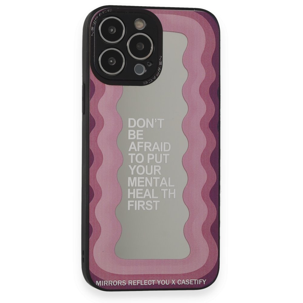 iPhone 13 Pro Max Kılıf Mirror Desenli Kapak - Mirror - 11  iPhone 13 Pro Max Kılıf Mirror Desenli Kapak - Mirror - 11