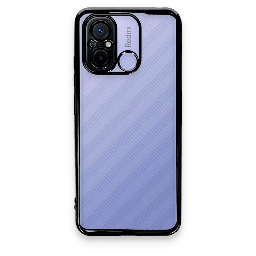 Redmi 12C Kılıf Razer Lensli Silikon - Siyah