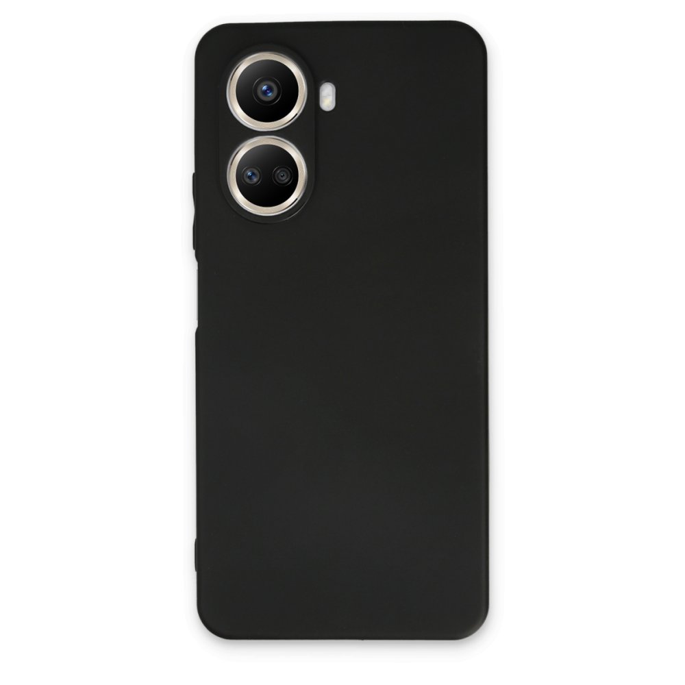  Huawei Nova 10 SE Kılıf First Silikon - Siyah