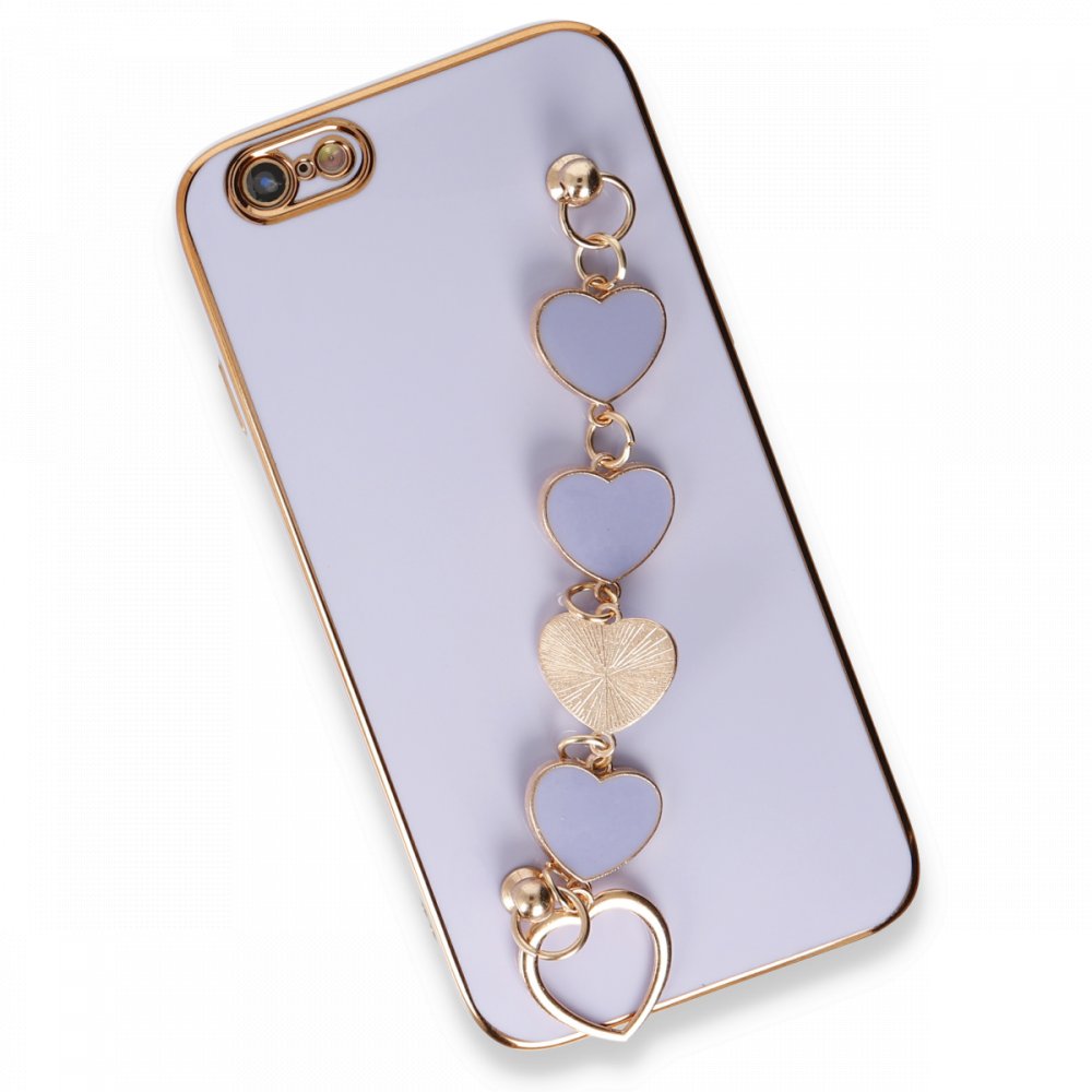 iPhone 6 Kılıf Esila Silikon - Lila  iPhone 6 Kılıf Esila Silikon - Lila