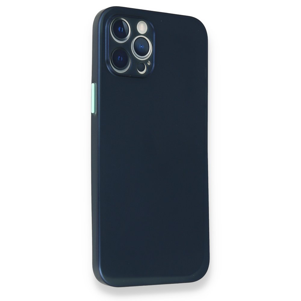 iPhone 12 Pro Kılıf PP Ultra İnce Kapak - Mavi iPhone 12 Pro Kılıf PP Ultra İnce Kapak - Mavi