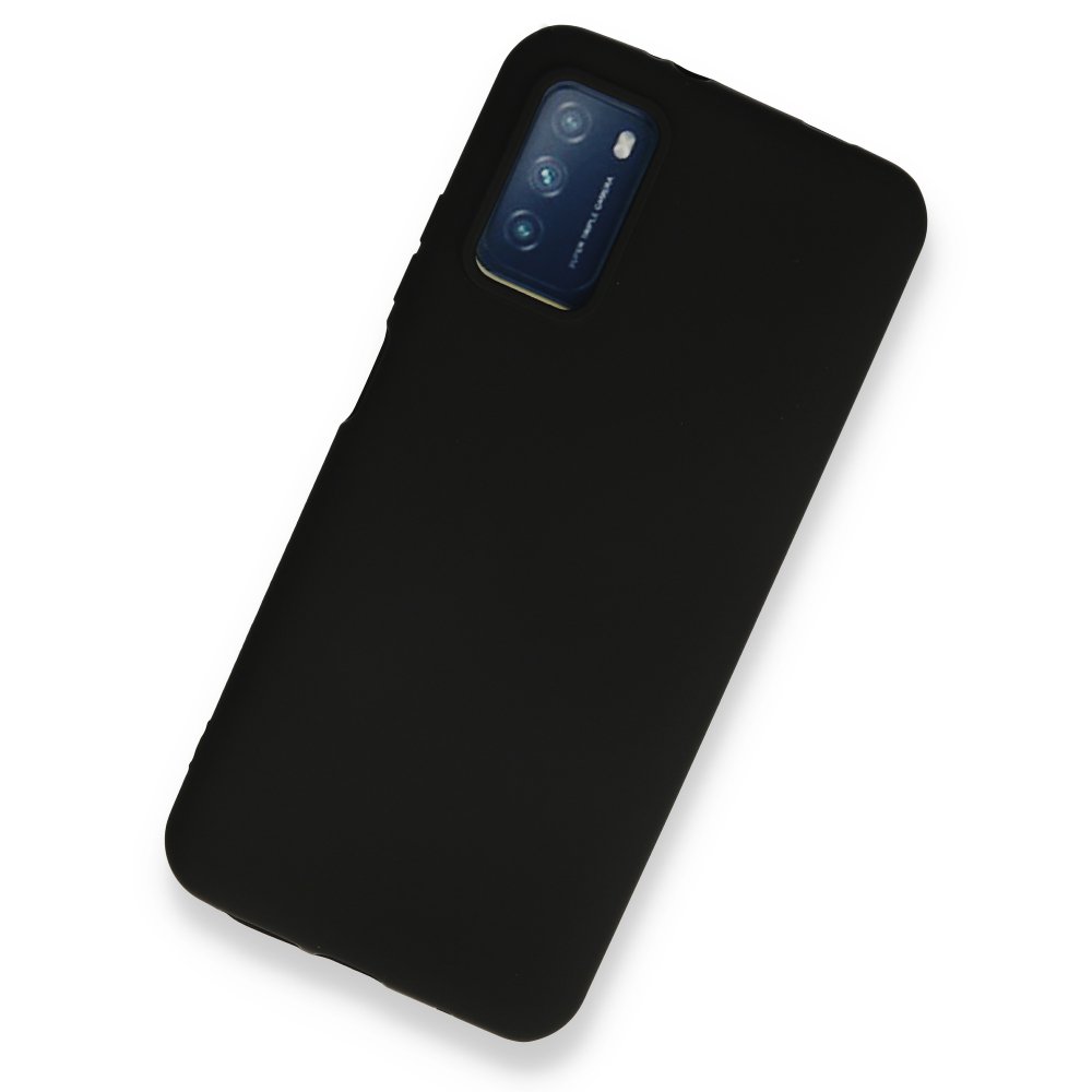  Xiaomi Pocophone M3 Kılıf First Silikon - Siyah