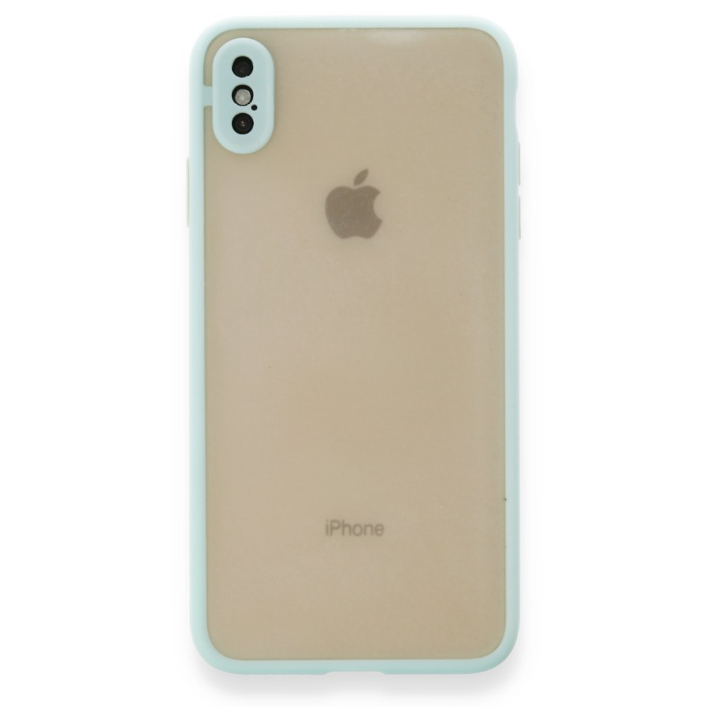 iPhone XS Kılıf Montreal Silikon Kapak - Turkuaz  iPhone XS Kılıf Montreal Silikon Kapak - Turkuaz