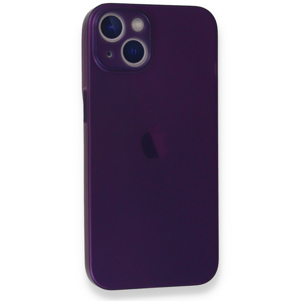 iPhone 14 Plus Kılıf PP Ultra İnce Kapak - Mor iPhone 14 Plus Kılıf PP Ultra İnce Kapak - Mor