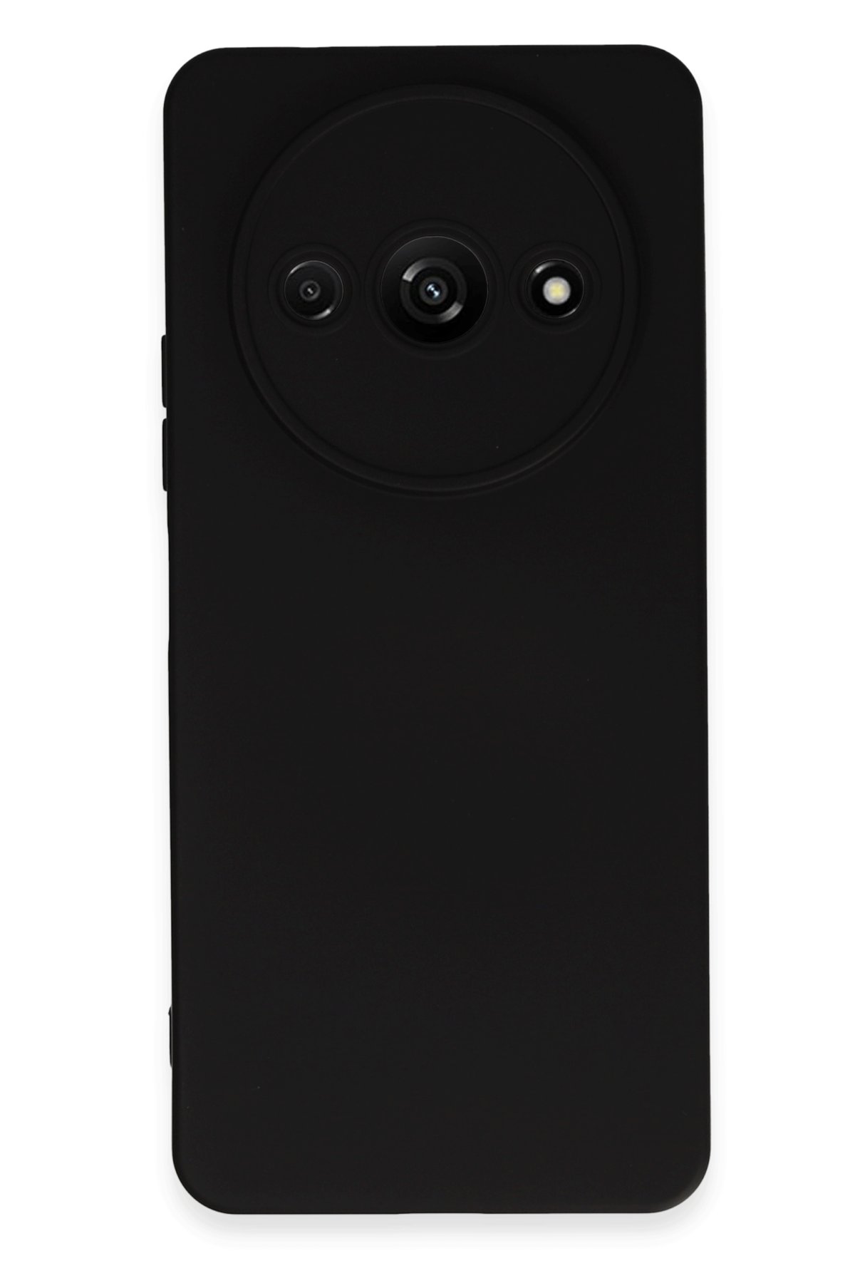 Xiaomi Poco C61 Kılıf Nano içi Kadife Silikon - Siyah Xiaomi Poco C61 Kılıf Nano içi Kadife Silikon - Siyah