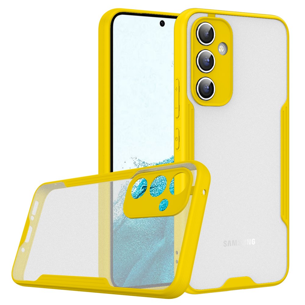  Samsung Galaxy A24 4G Kılıf Platin Silikon - Sarı