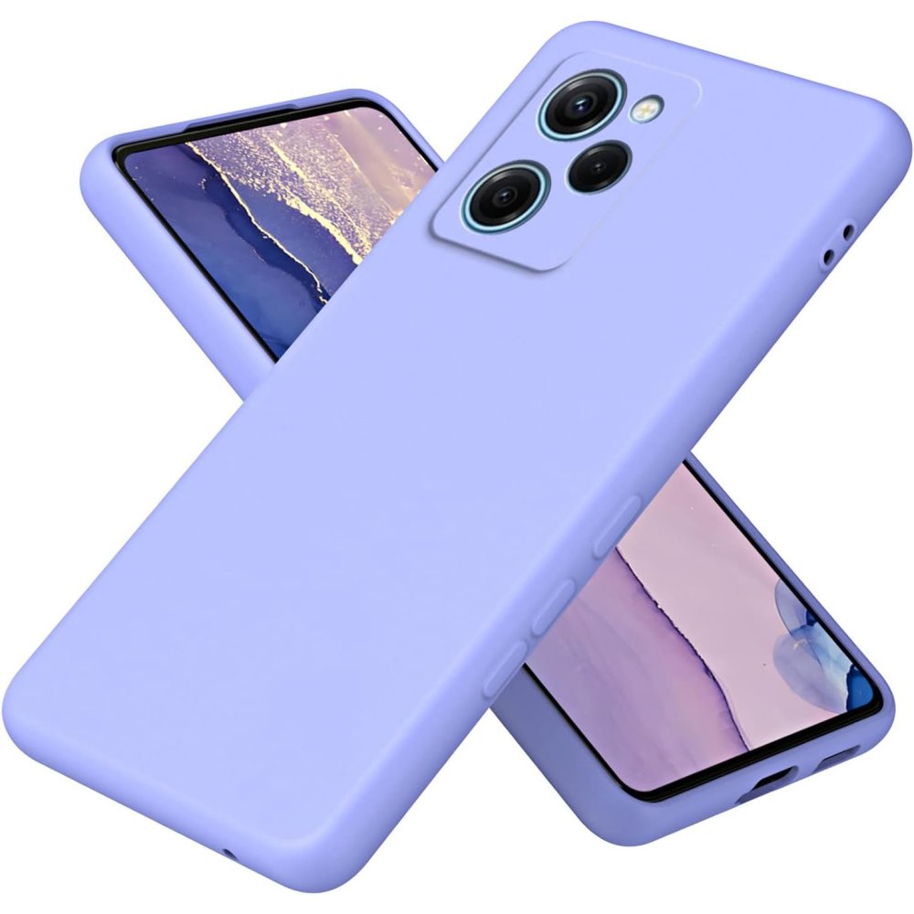 Xiaomi Poco X5 Pro 5G Kılıf Nano içi Kadife Silikon - Lila  Xiaomi Poco X5 Pro 5G Kılıf Nano içi Kadife Silikon - Lila