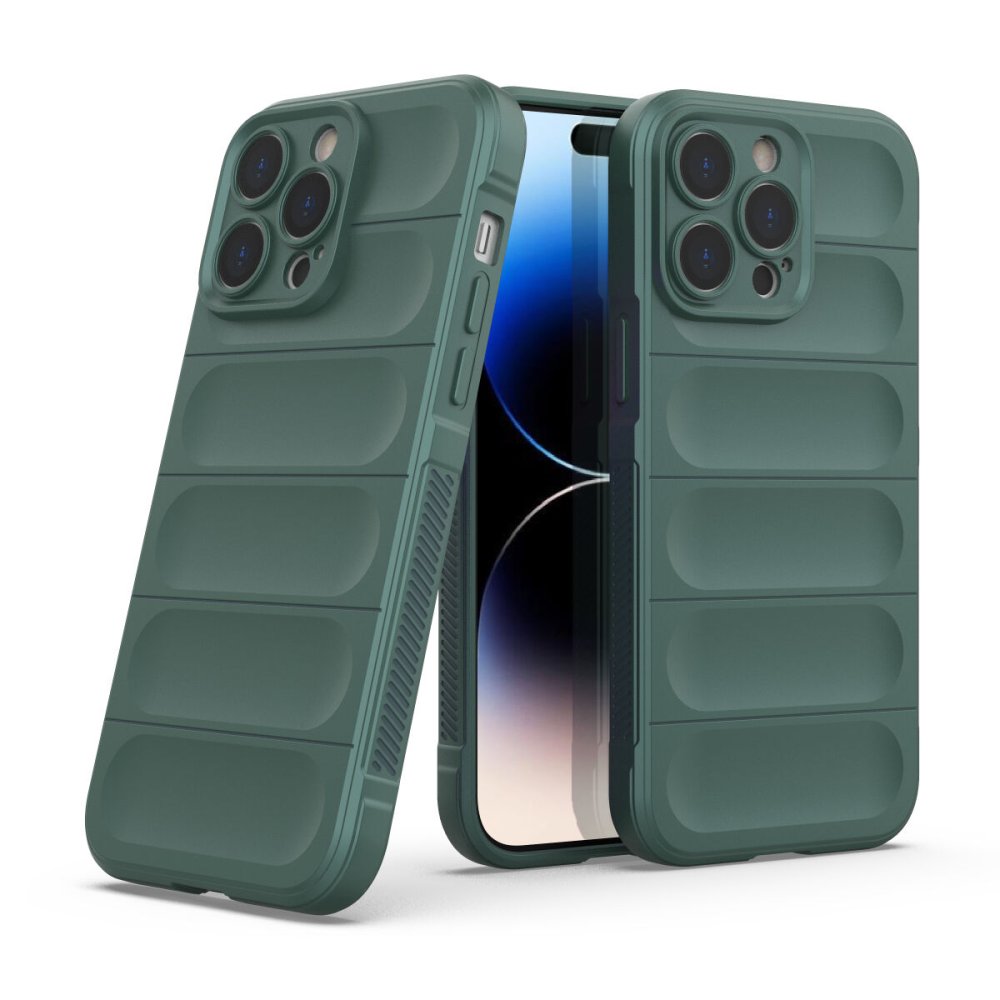  iPhone 13 Pro Kılıf Optimum Silikon - Koyu Yeşil