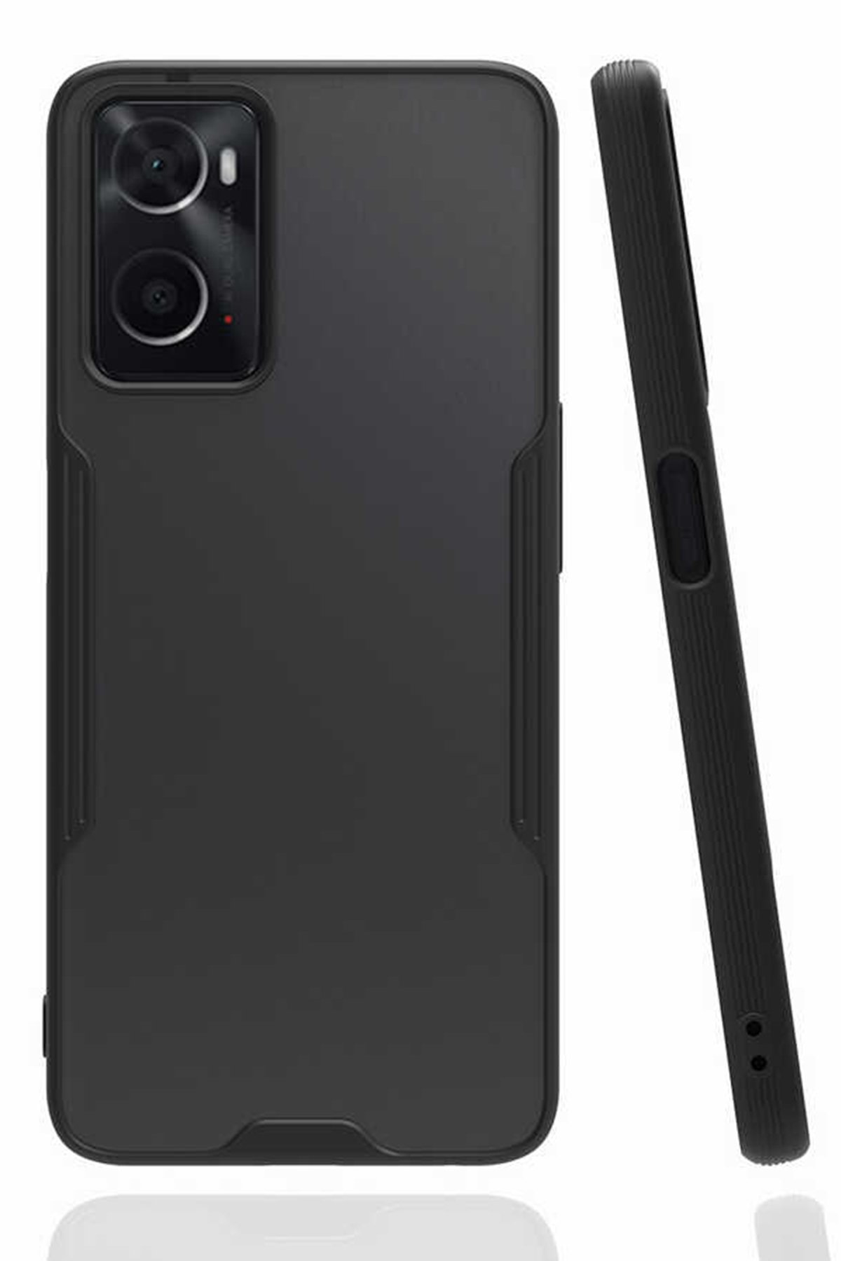 Oppo A96 Kılıf Platin Silikon - Siyah Oppo A96 Kılıf Platin Silikon - Siyah