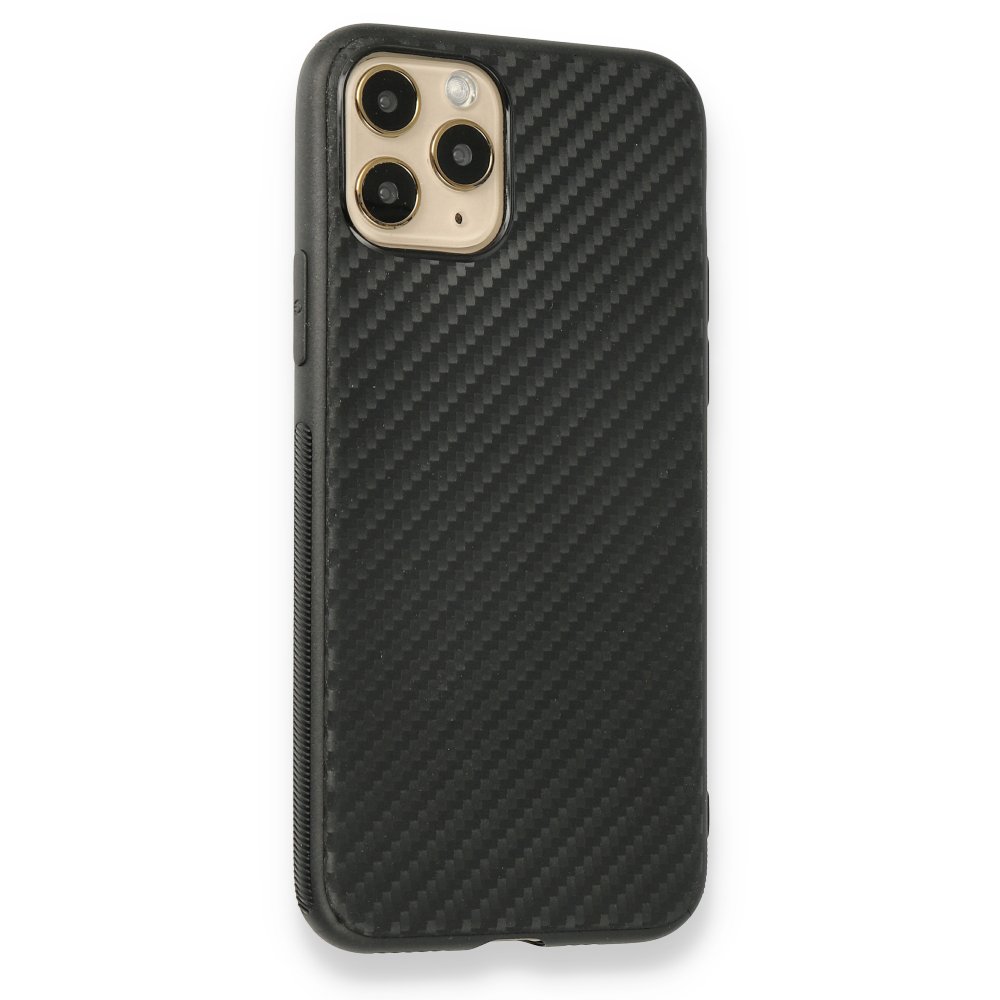  iPhone 11 Pro Kılıf Carbonix Silikon - Siyah