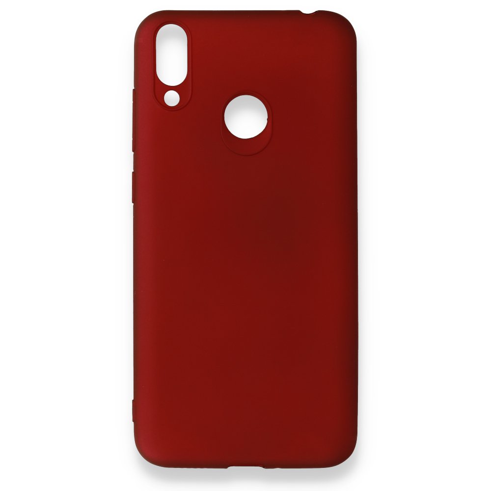  Huawei Honor 8C Kılıf First Silikon - Bordo