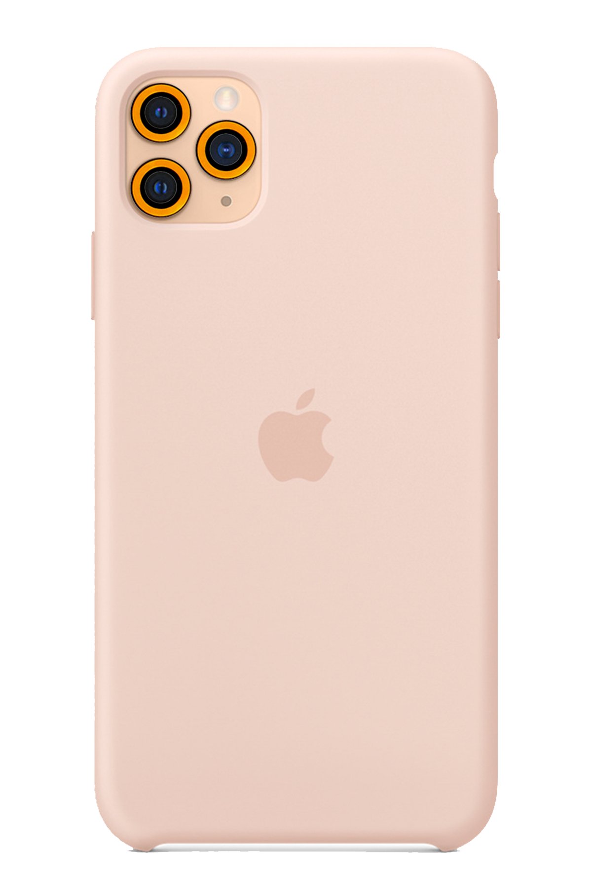  iPhone 11 Pro Neon Fosforlu Kamera Lens - Sarı