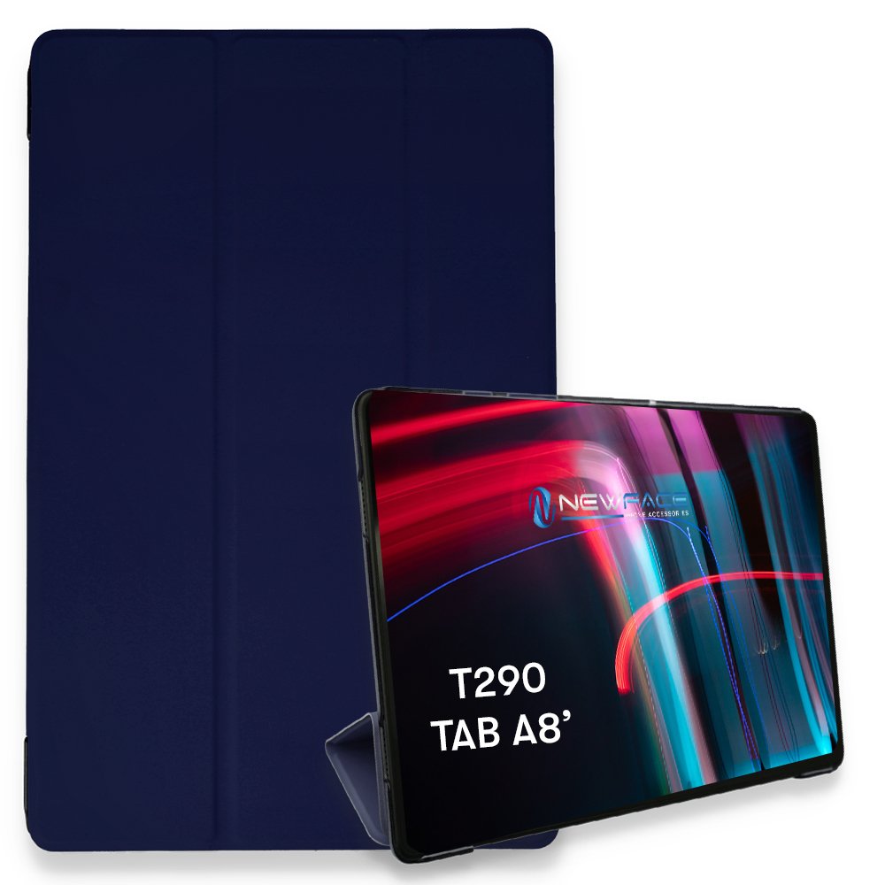 Samsung Galaxy T290 Tab A 8 Kılıf Tablet Smart Kılıf - Lacivert